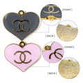 Decoration de placage en or Pin de revers de pendentif rose